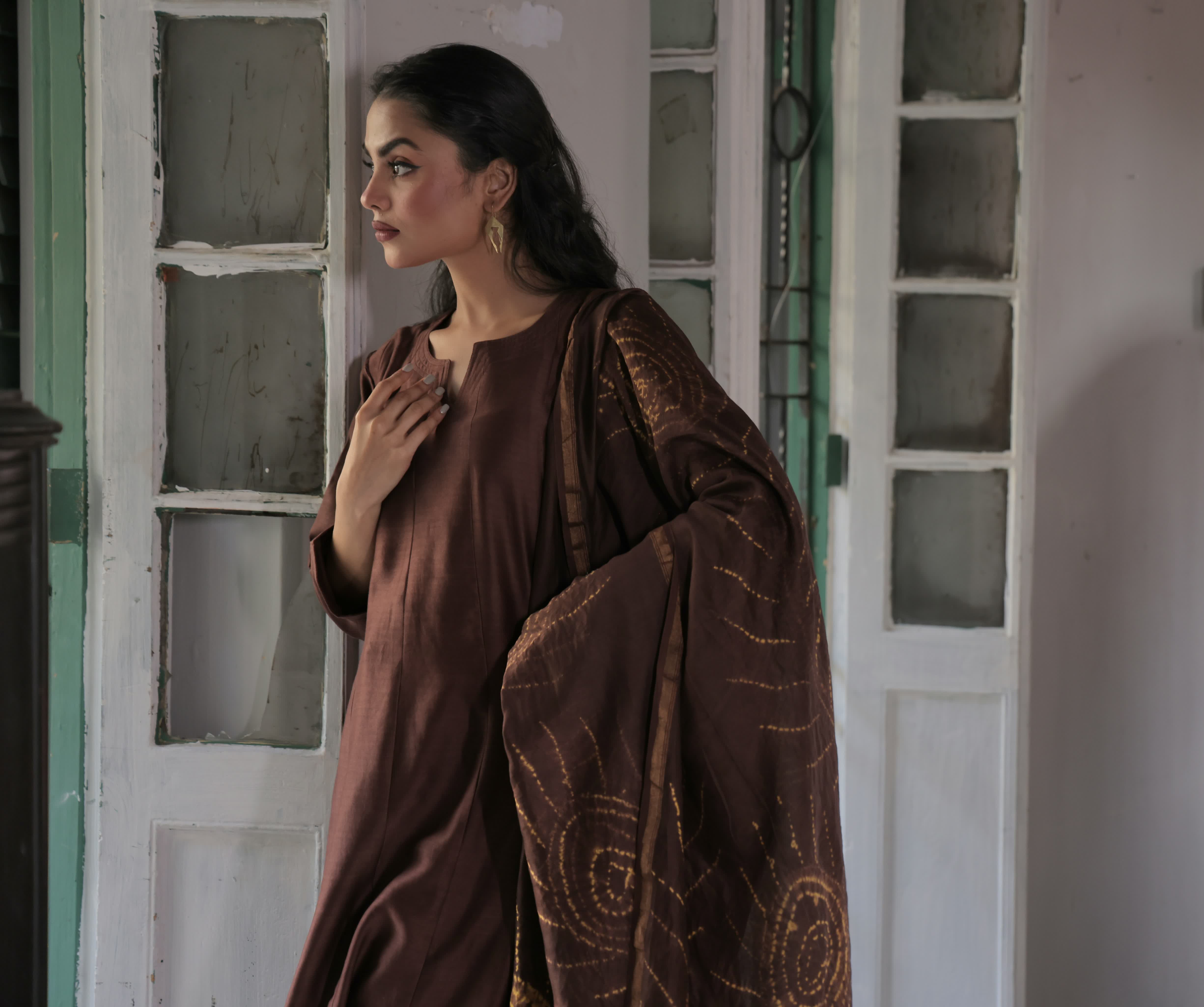 Tamarind (Mulmul Chanderi Bhandej, Tie Dye)