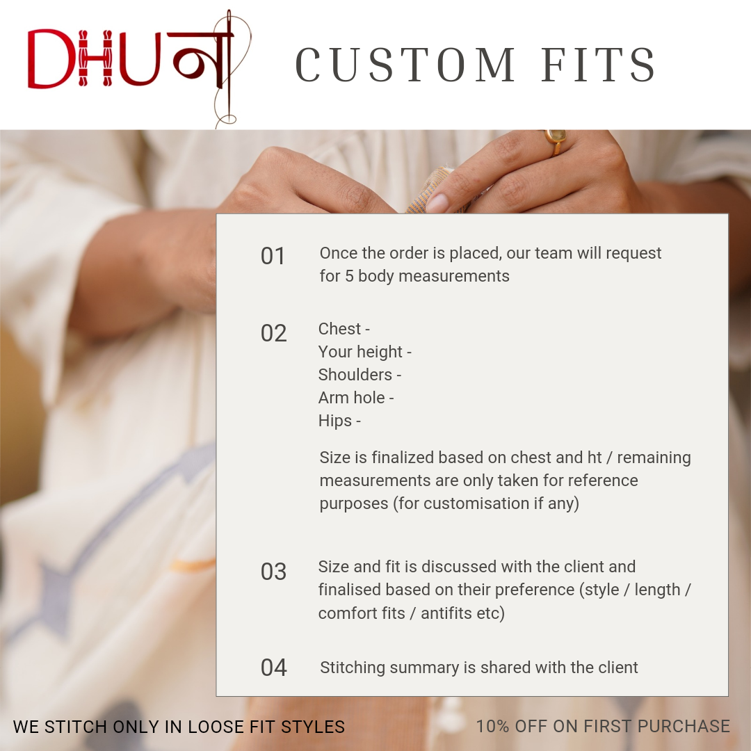 Azure Moon (Mulmul Jamdani)