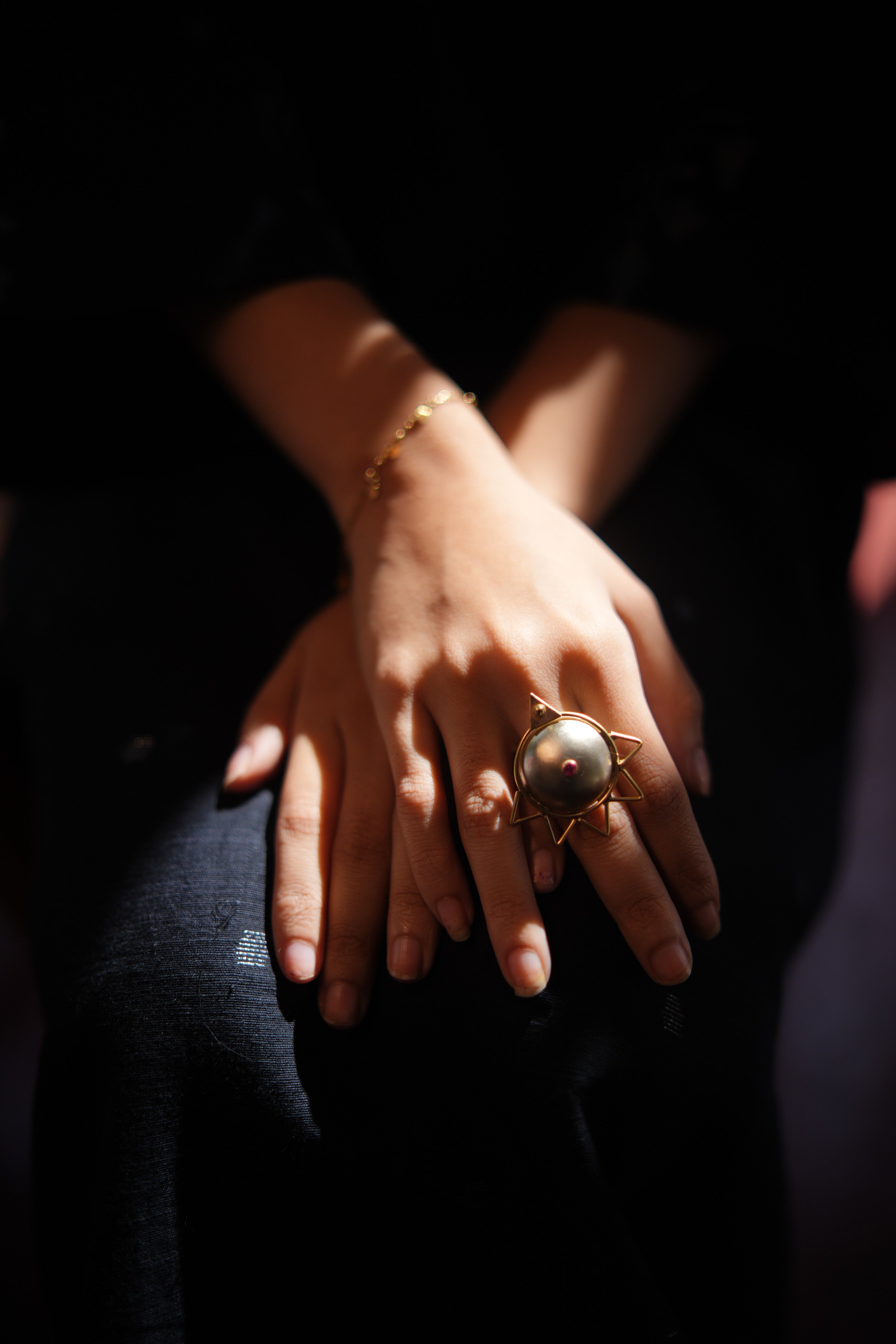 Noir Sky (Organic Cotton Jamdani Coord)