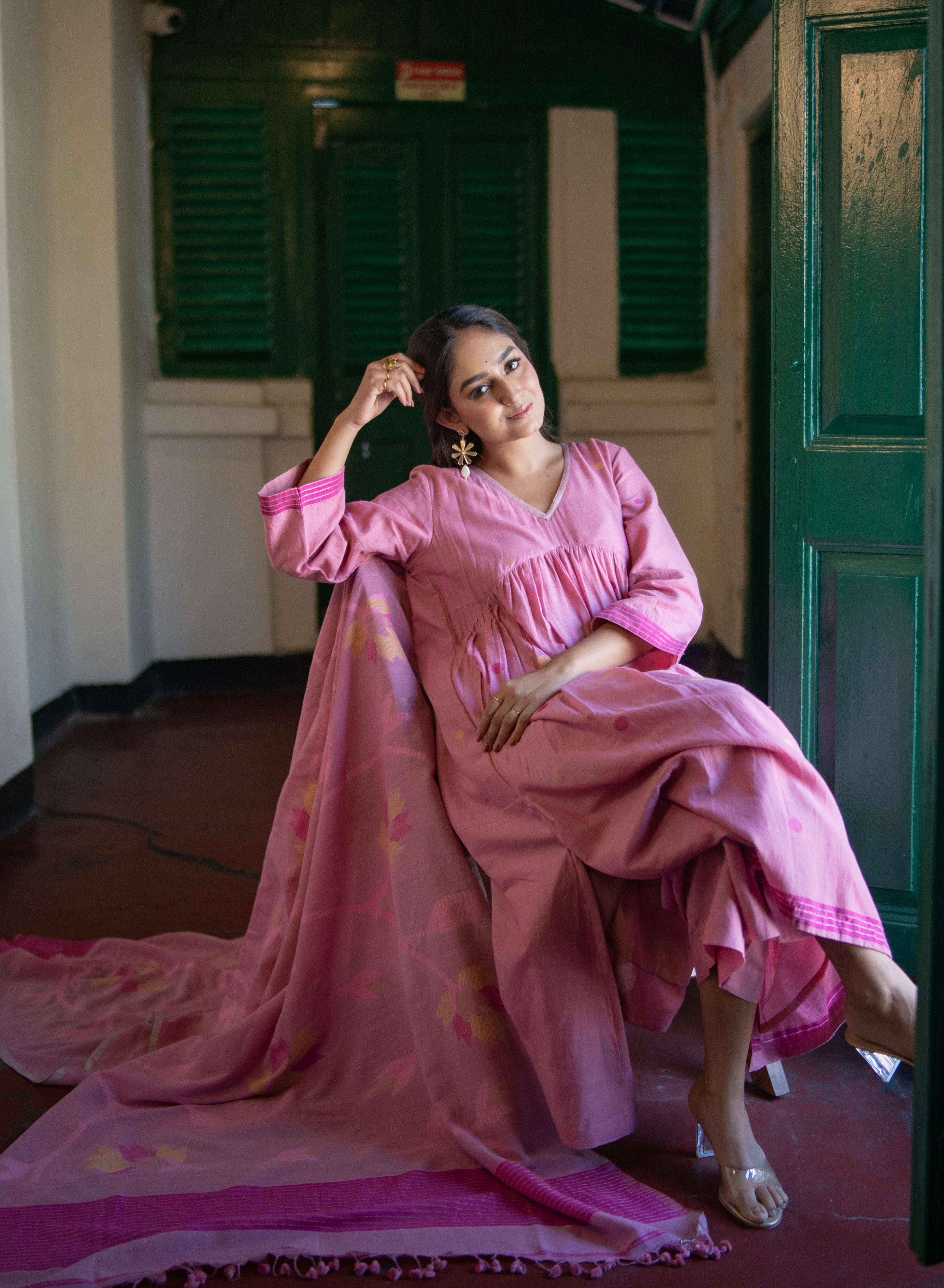 Gulnaar (Mulmul Jamdani)