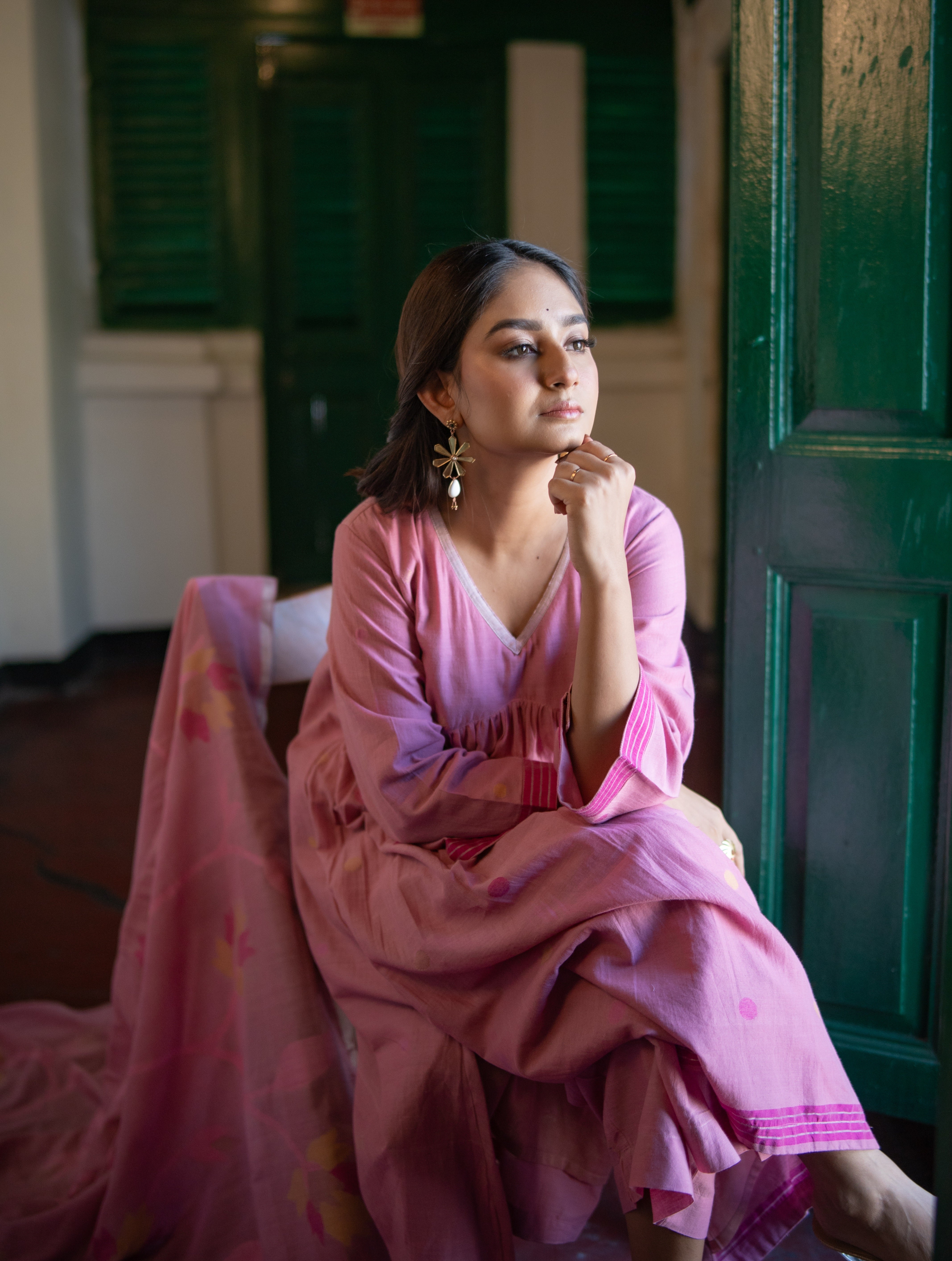 Gulnaar (Mulmul Jamdani)