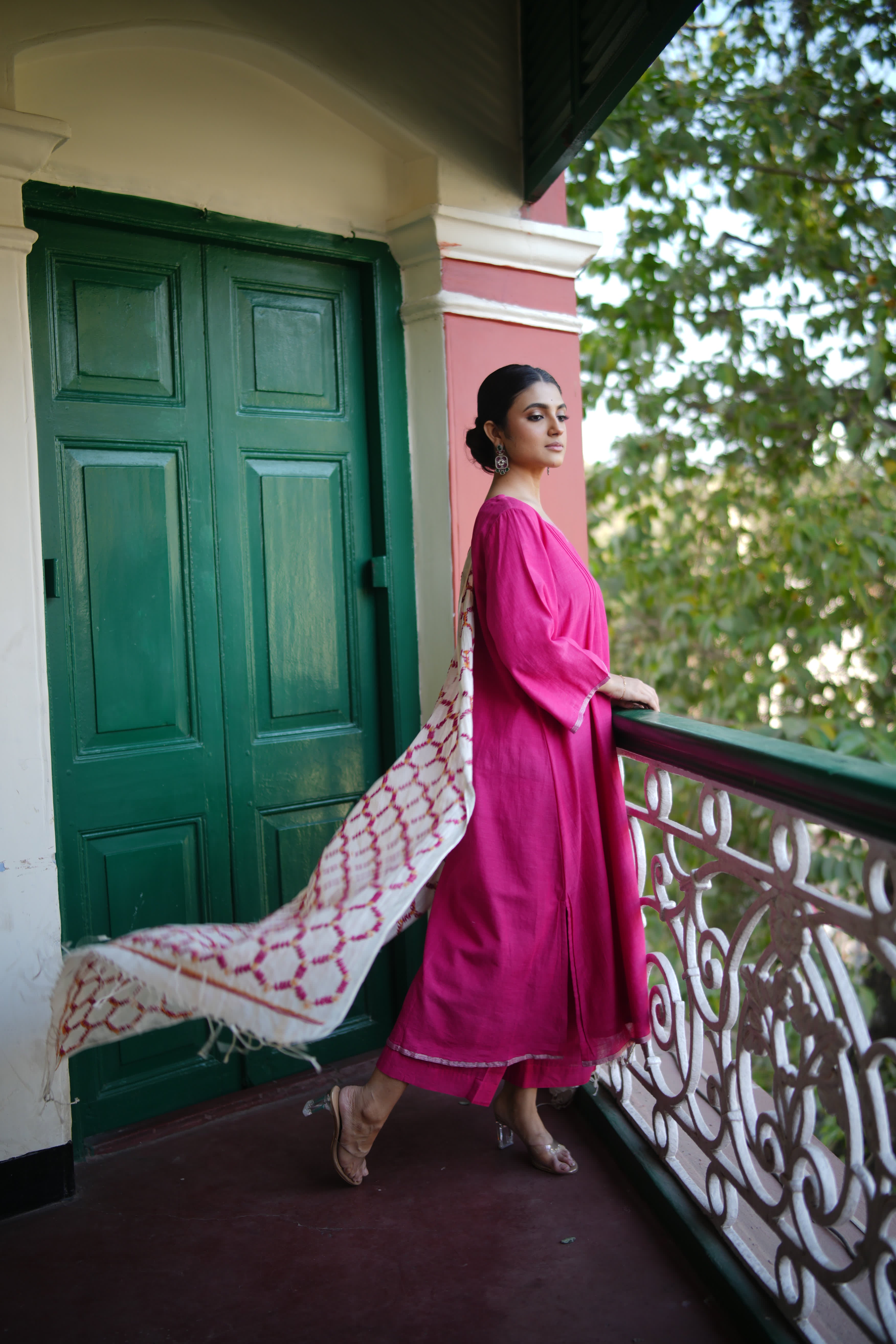 Gulaal (Mulmul Embroidered)