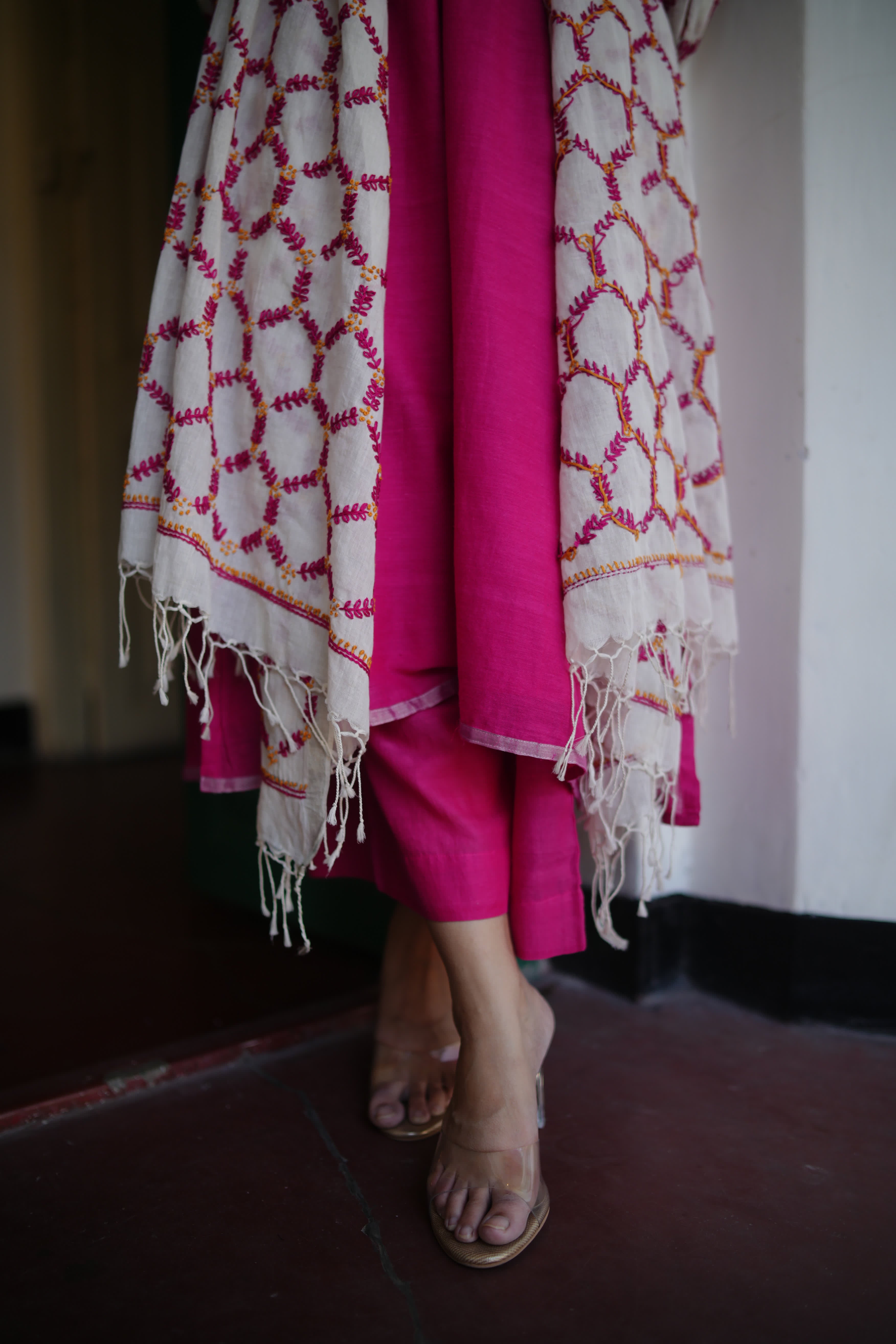 Gulaal (Mulmul Embroidered)