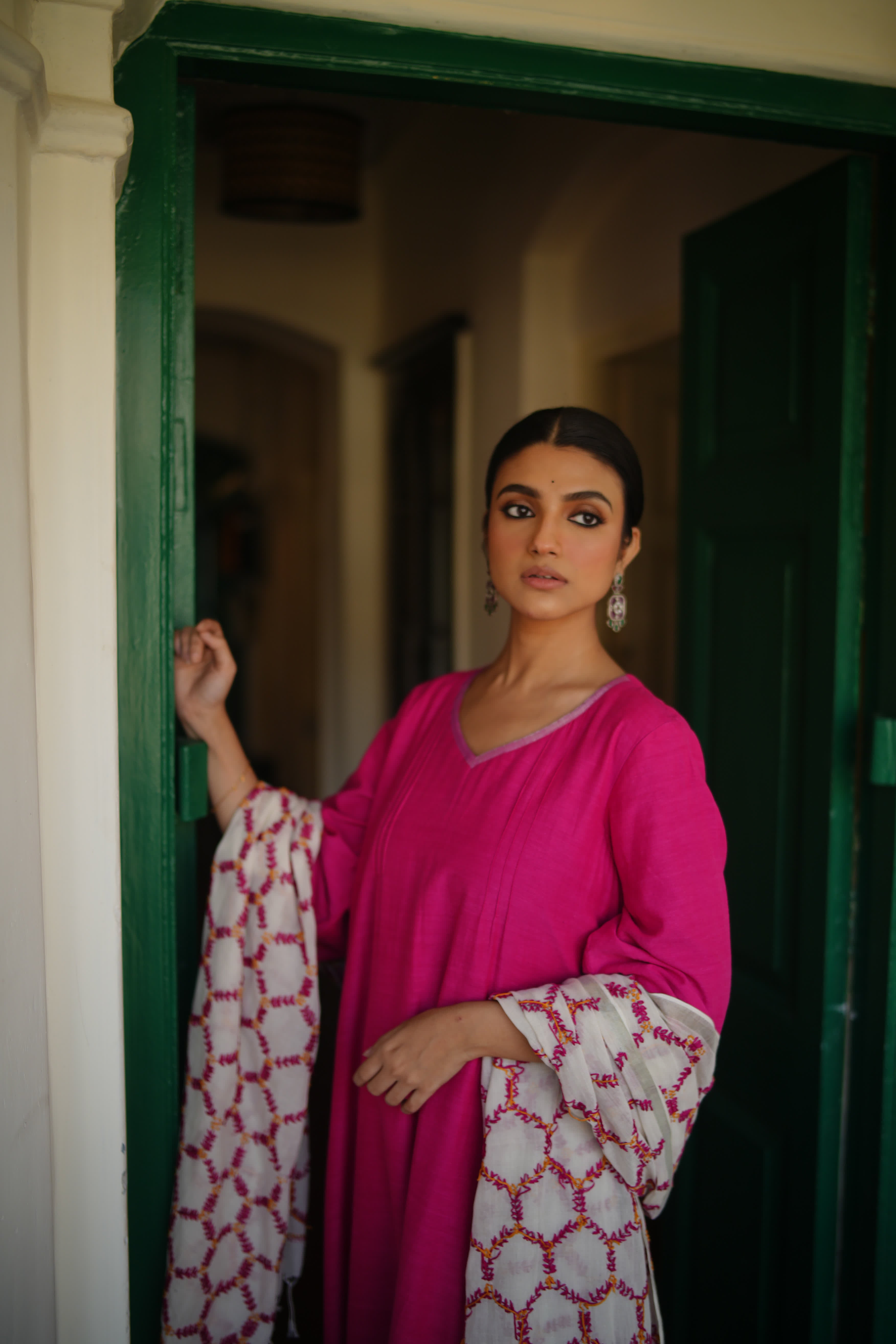 Gulaal (Mulmul Embroidered)