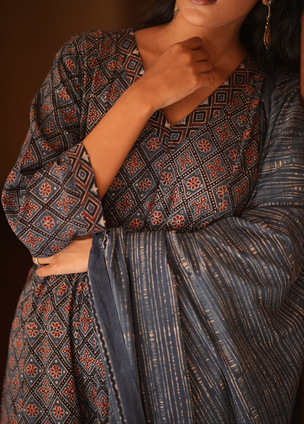 Indigo Mosaic (Ajrakh Cotton)