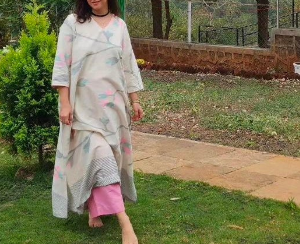 Etheral Ivory (Organic Cotton Jamdani Coord)