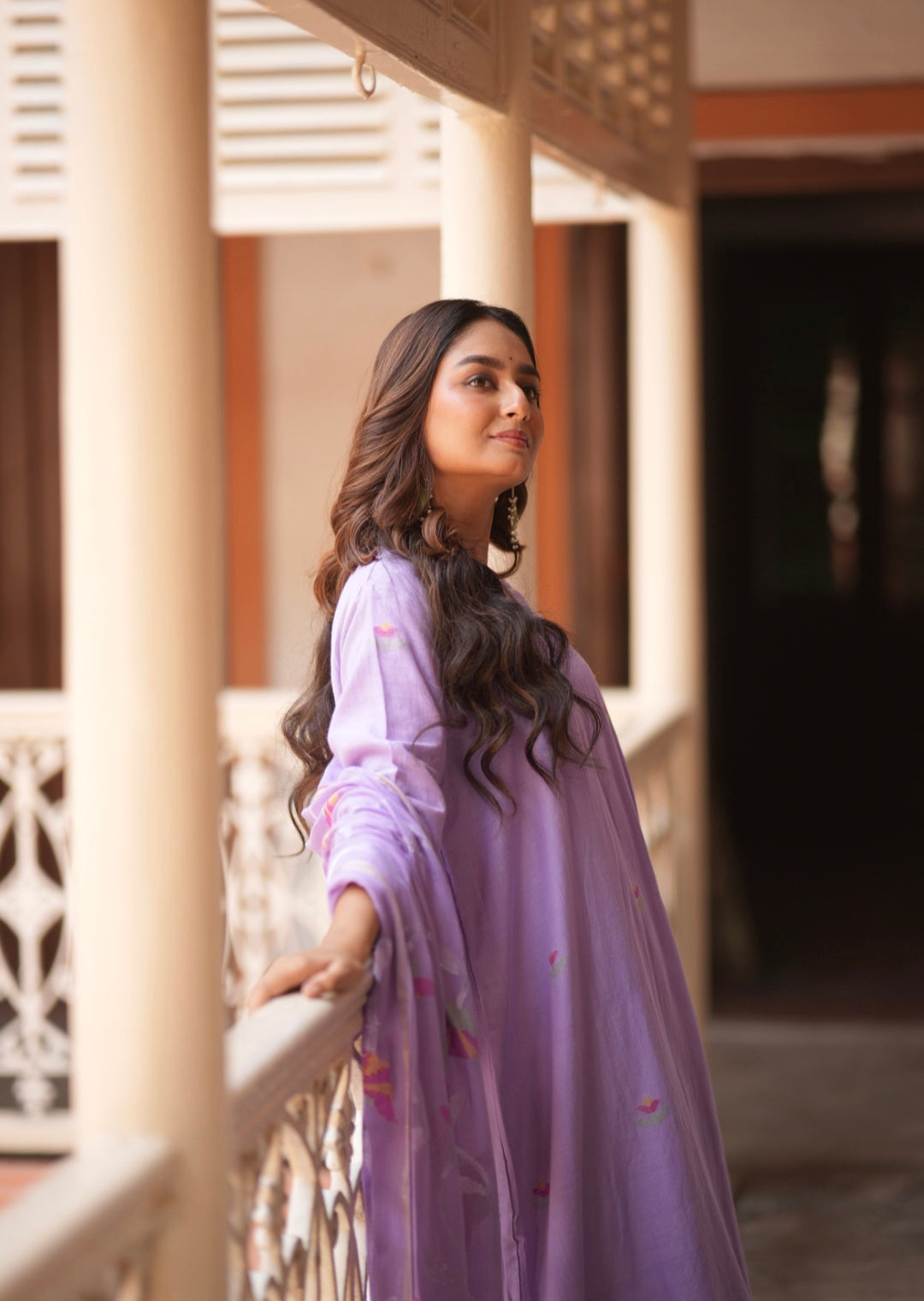 Lavender Bliss (Mulmul Jamdani)