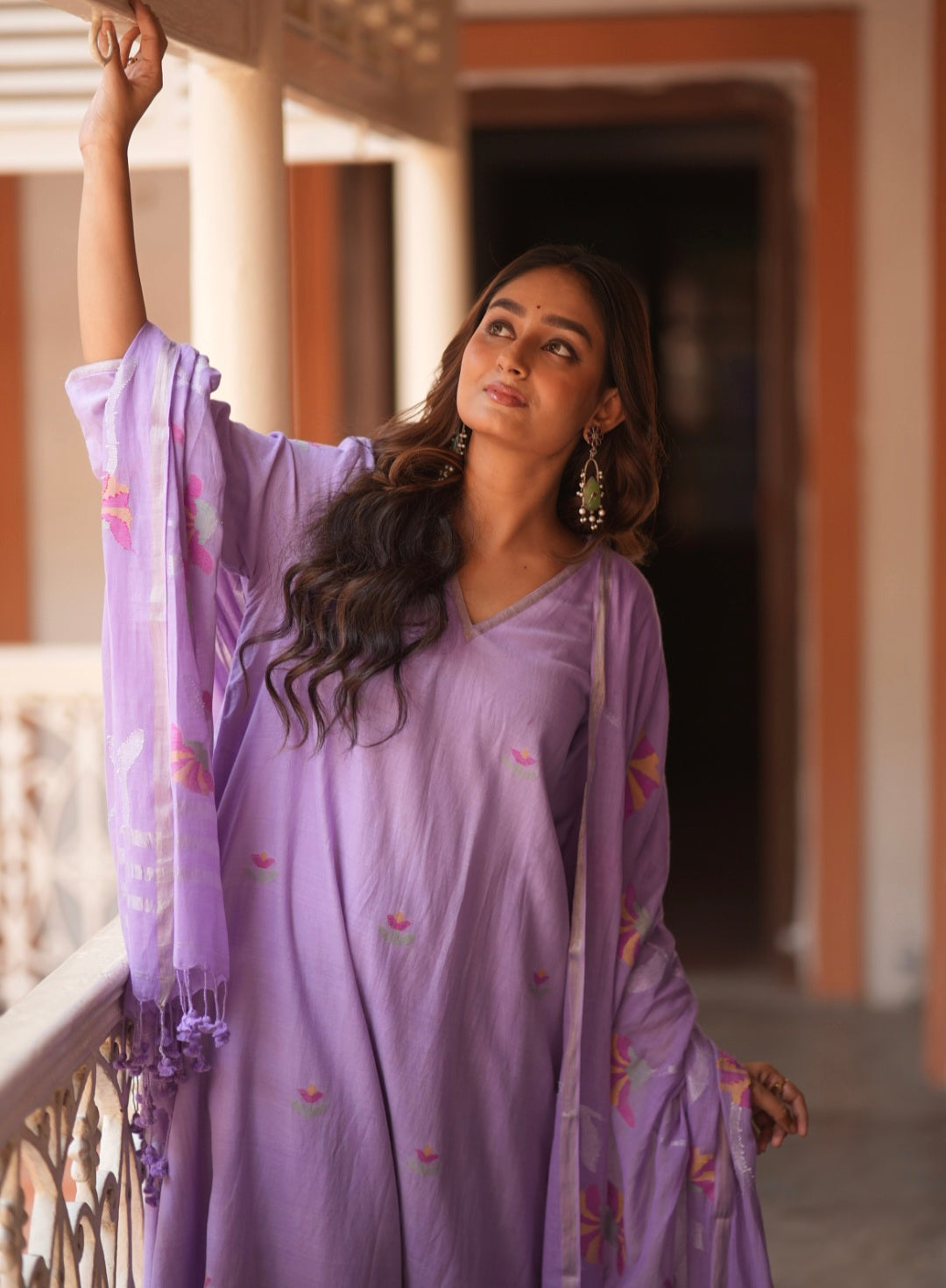 Lavender Bliss (Mulmul Jamdani)