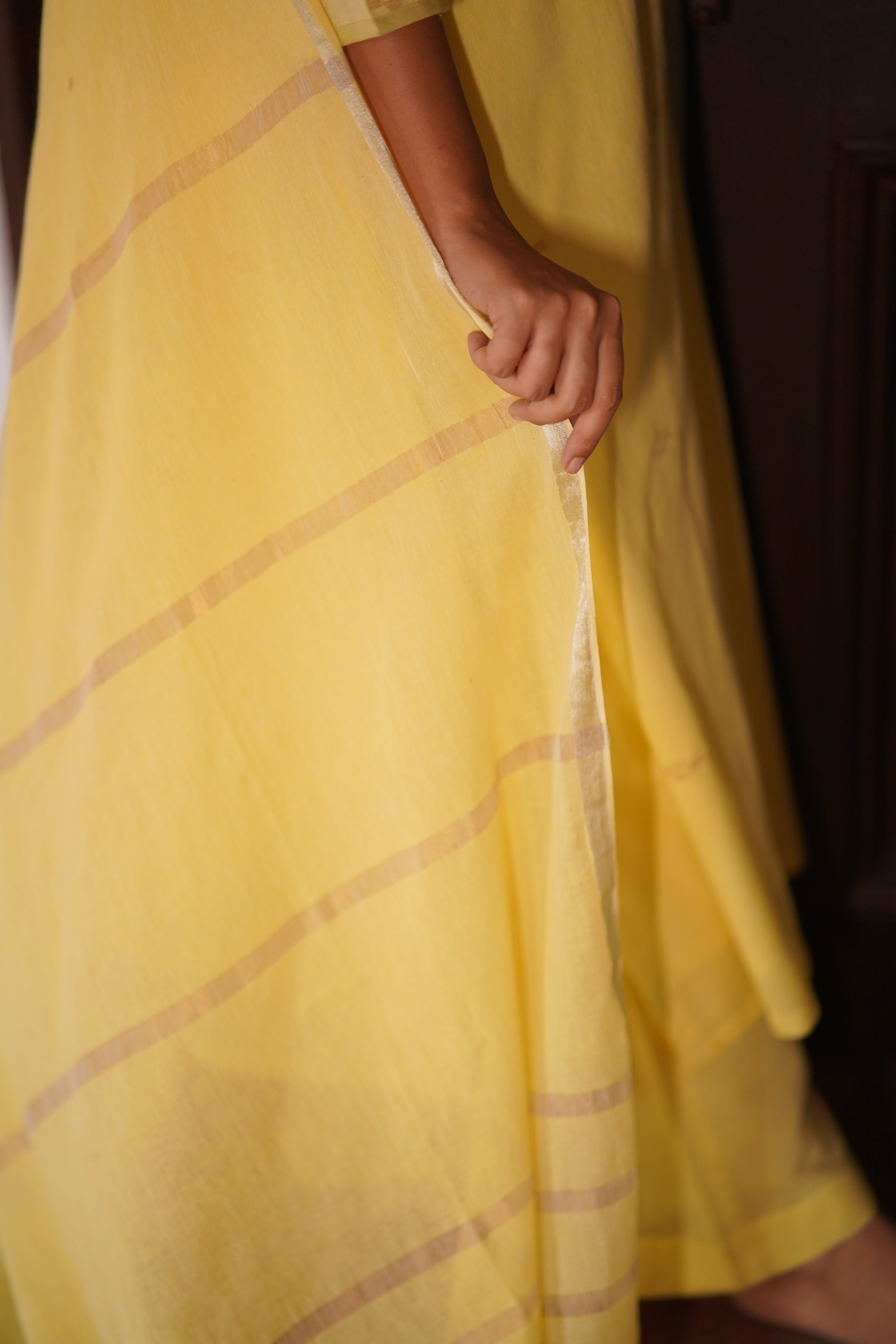 Zari Sunshine (Mulmul Jamdani)