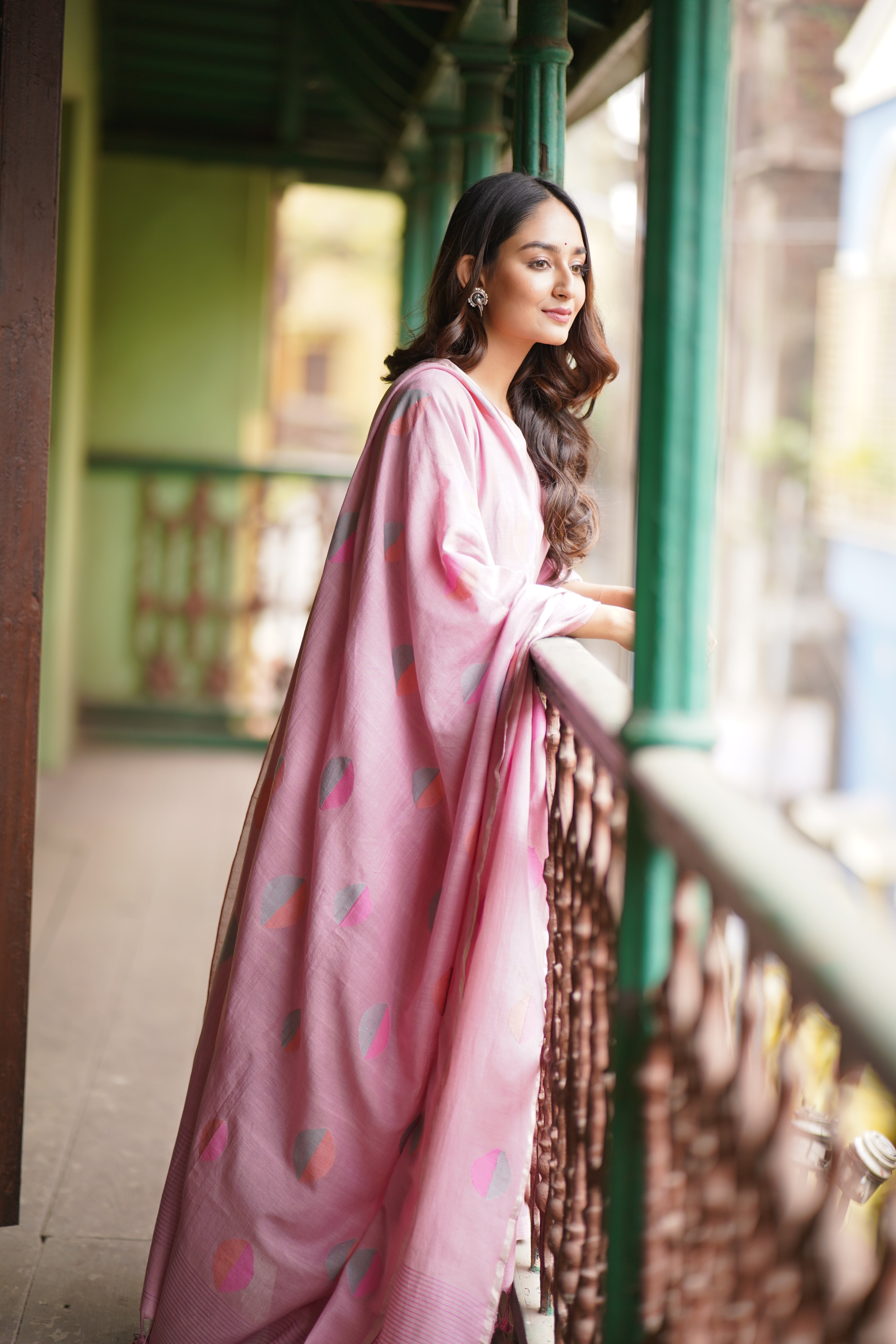 Dusty Rose (Mulmul Jamdani)