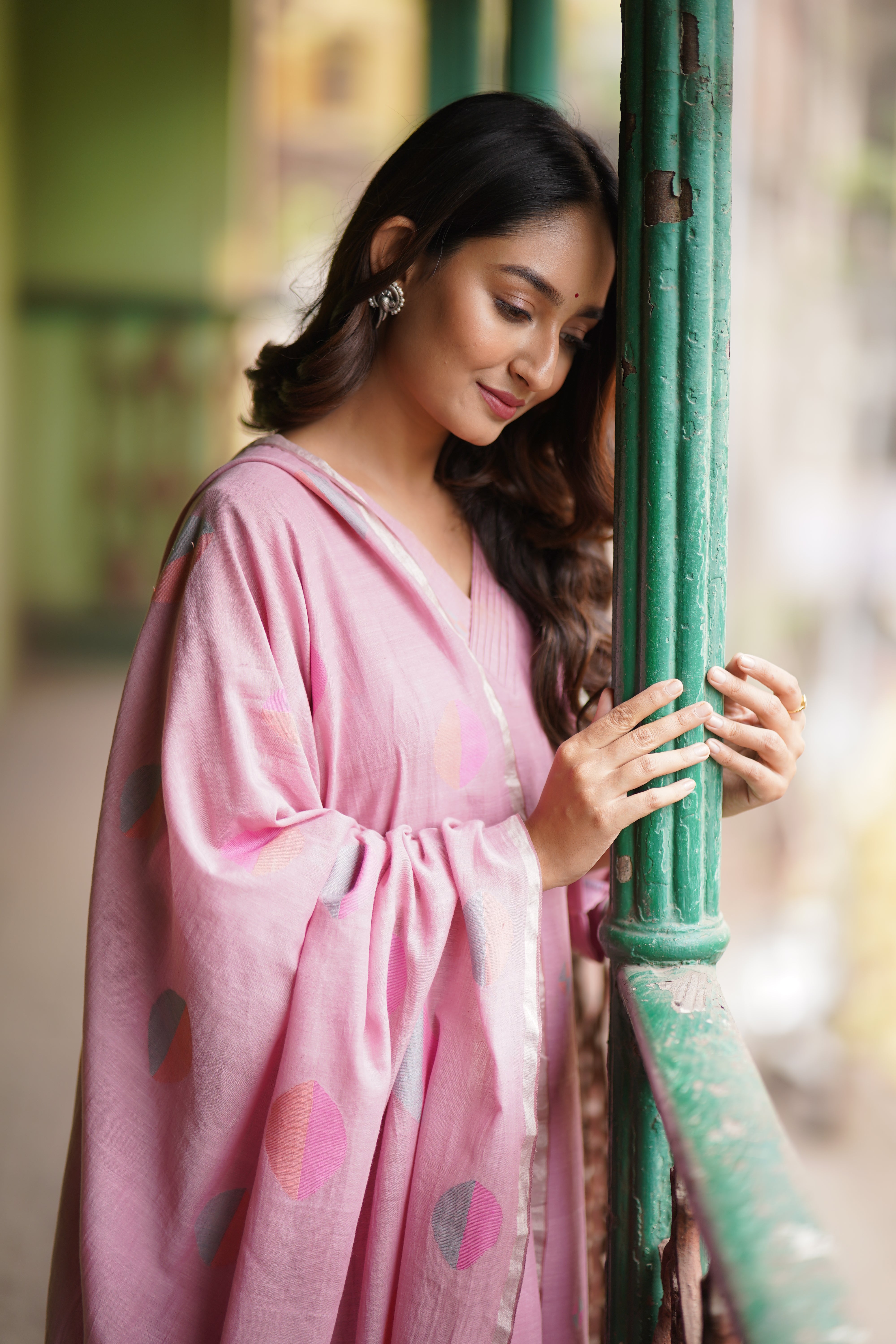 Dusty Rose (Mulmul Jamdani)