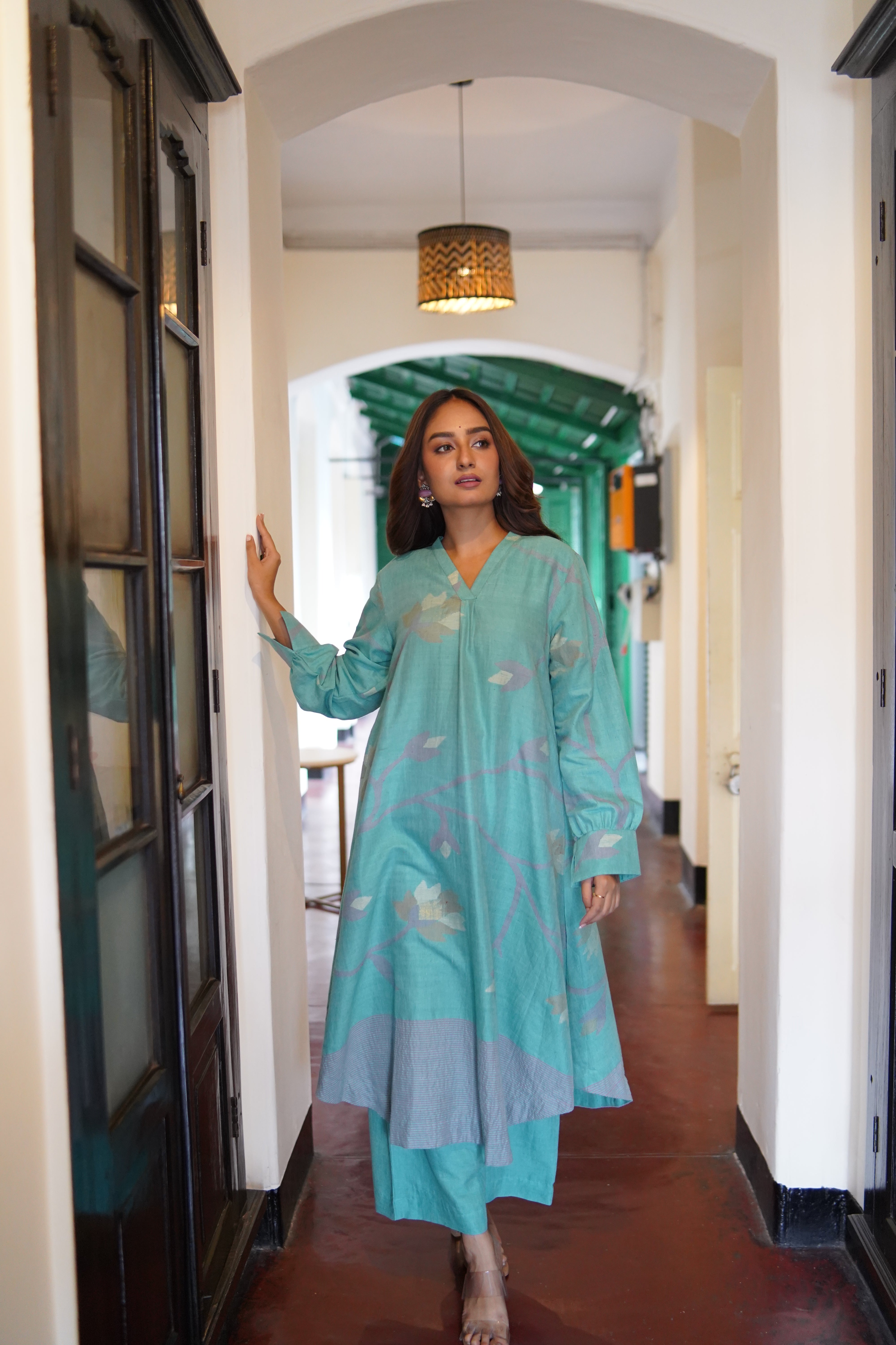 Island Escape (Organic Cotton Jamdani Coord)