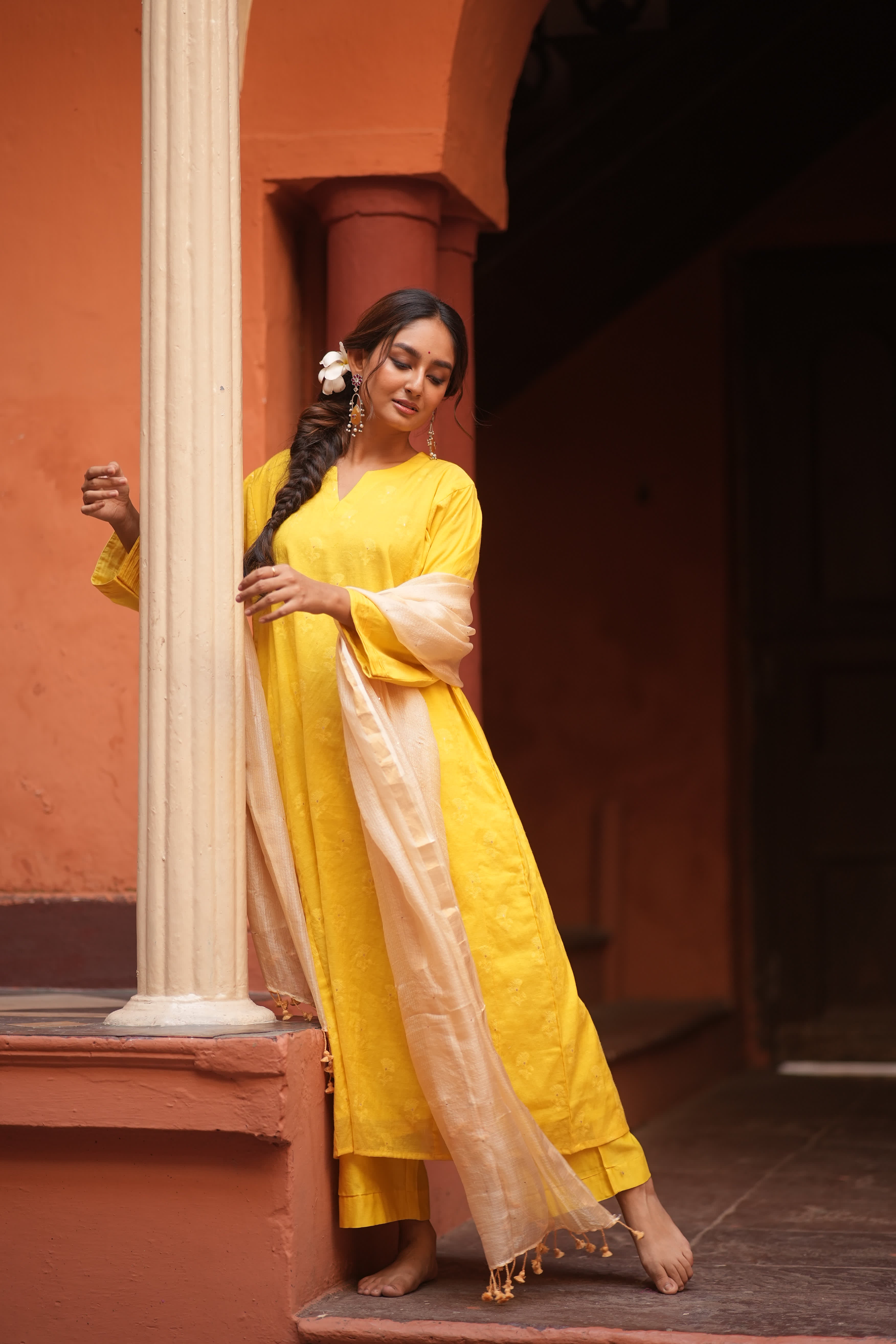 Ruhani-kota (banarasi silk cotton)