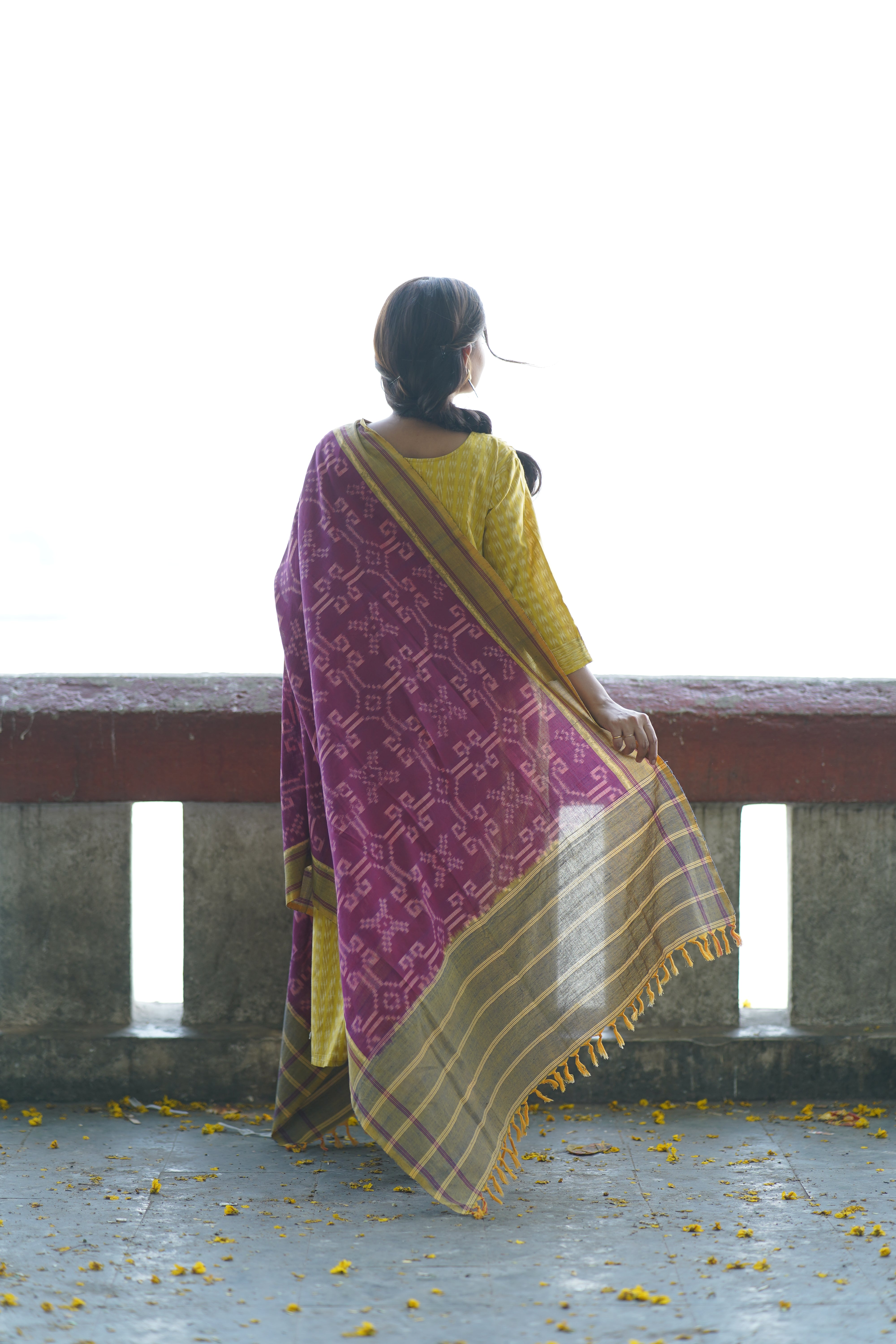 Blush Sunshine (Ikat Handloom Cotton)
