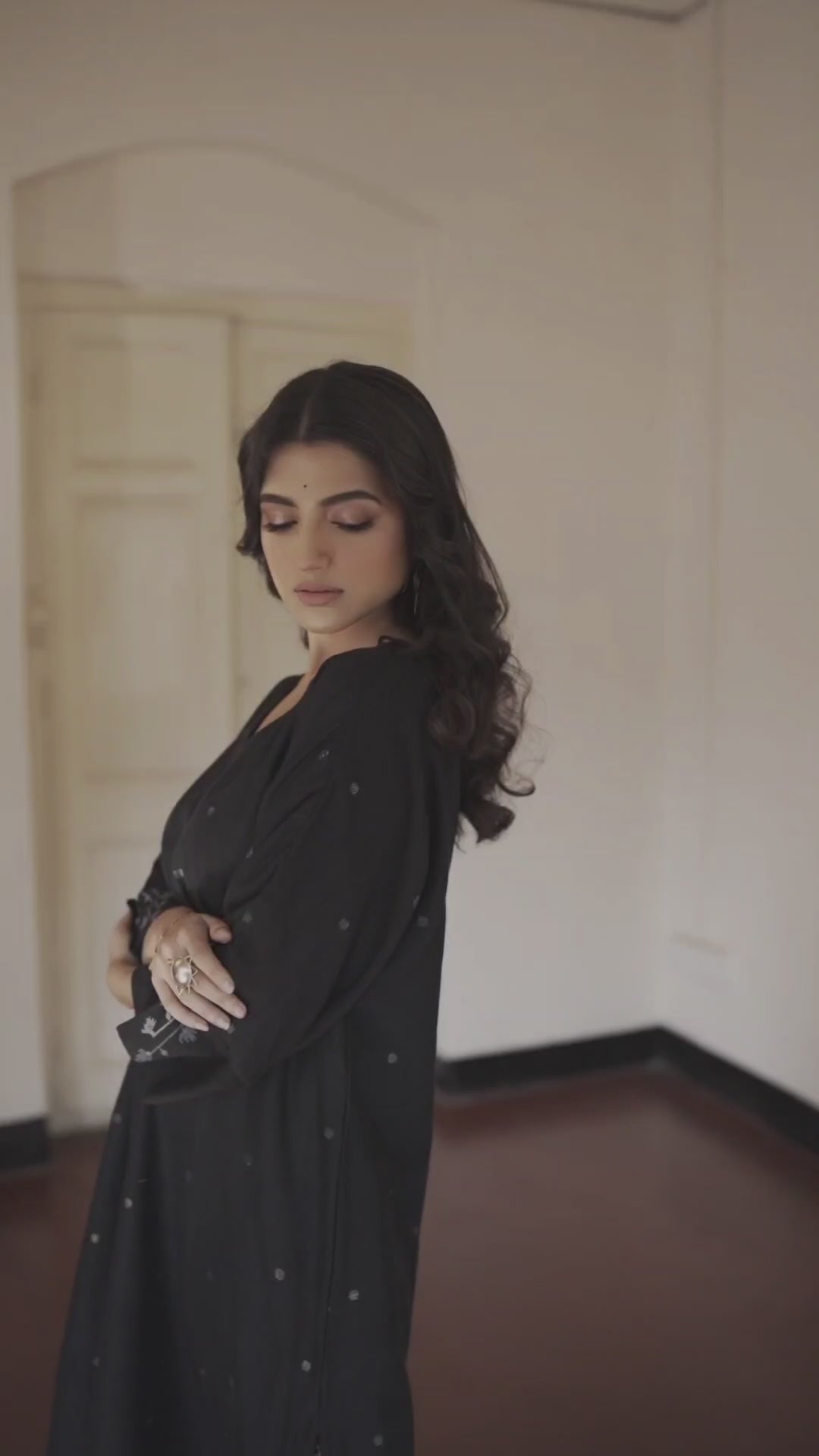 Noir Sky (Organic Cotton Jamdani Coord)