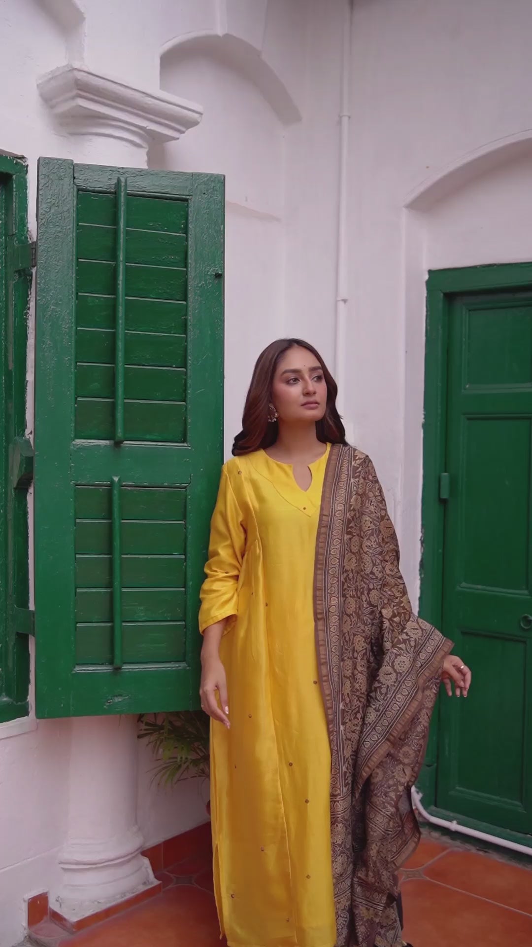 Sunlit Terrain (Chanderi Bhandej Ajrakh)