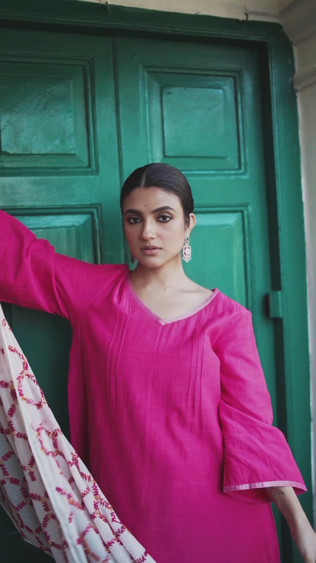 Gulaal (Mulmul Embroidered)