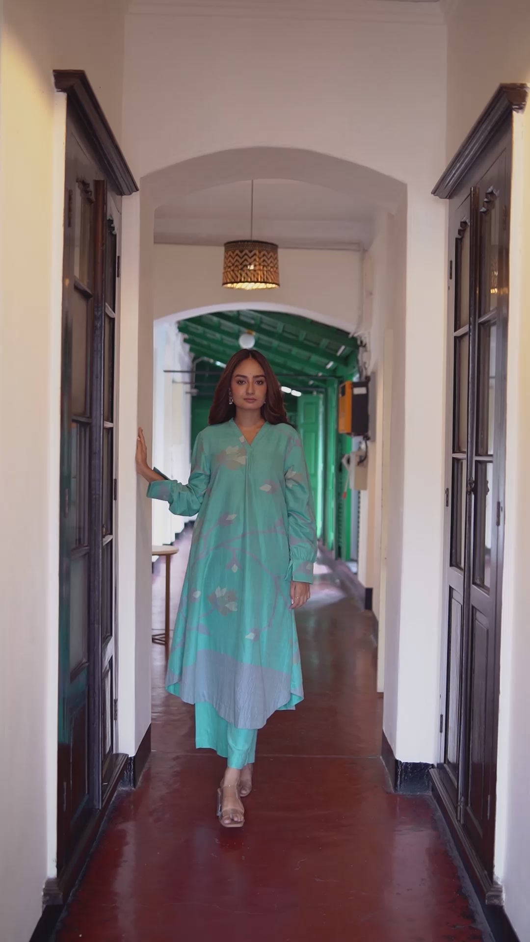 Island Escape (Organic Cotton Jamdani Coord)