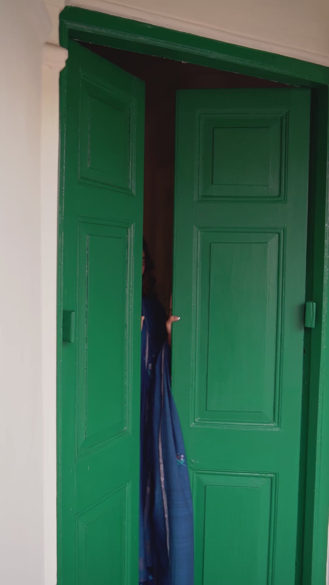 Azure Moon (Mulmul Jamdani)