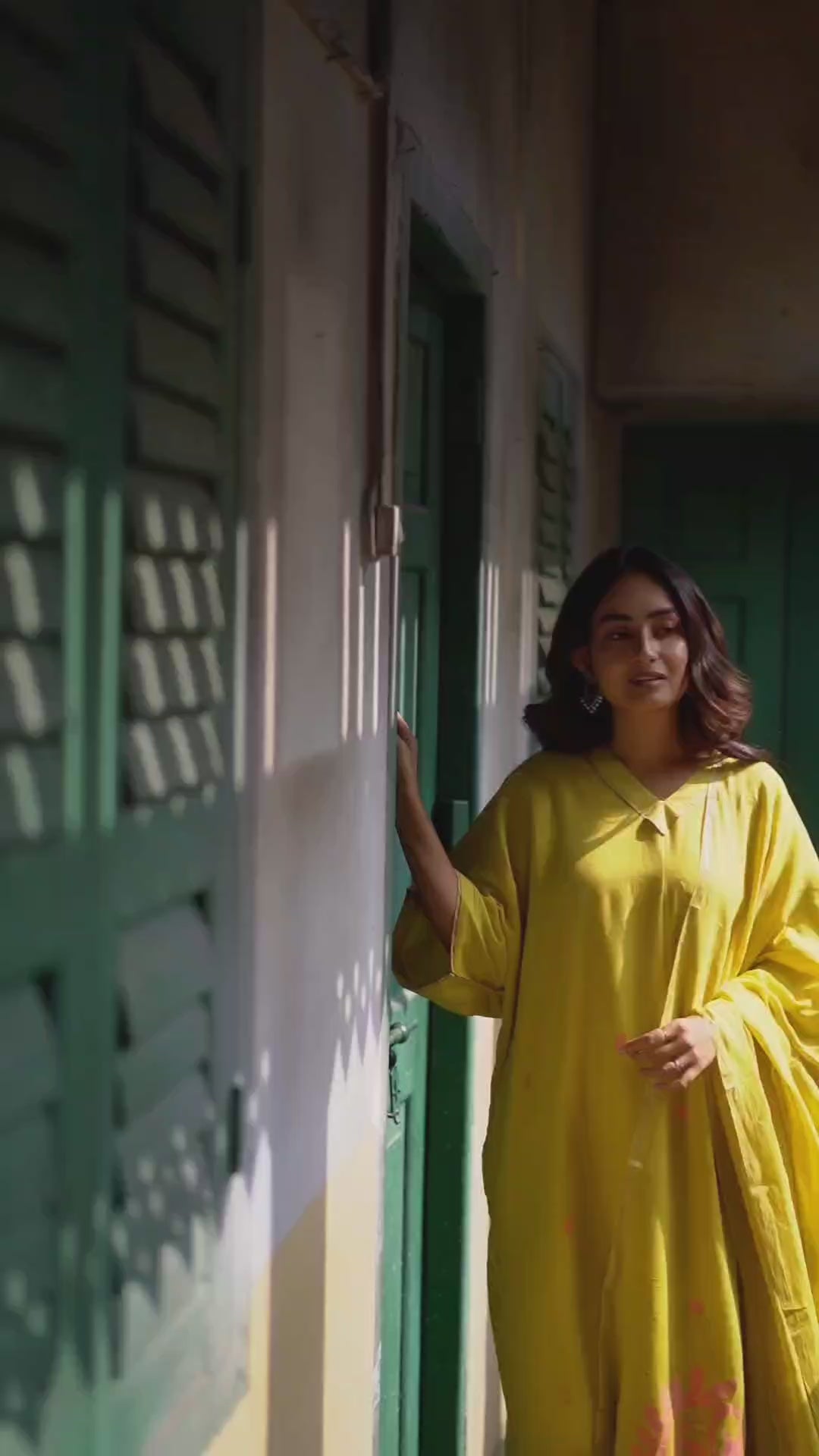 Olive Radiance (Mulmul Jamdani)