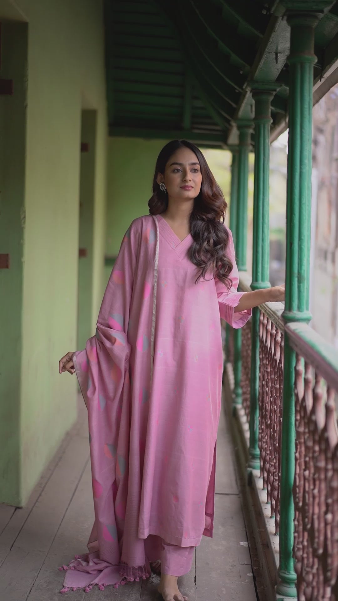 Dusty Rose (Mulmul Jamdani)