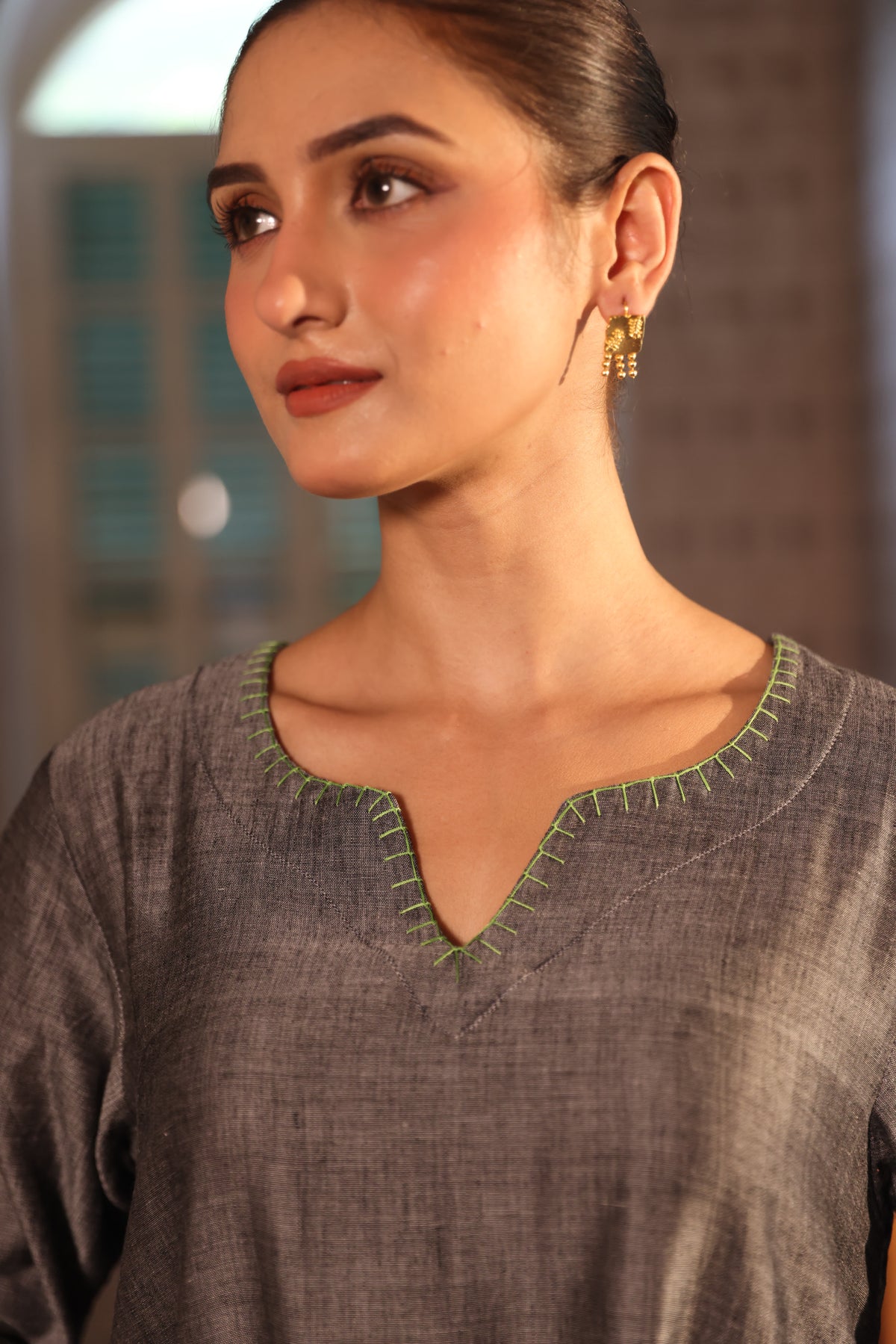 Mekhela - Grey (Assamese Handloom)