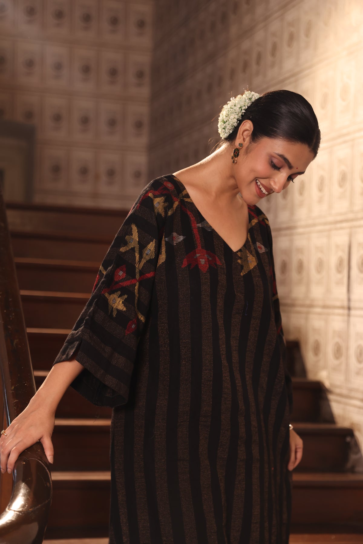 NIGAH (Organic Cotton Zari Jamdani Coord)