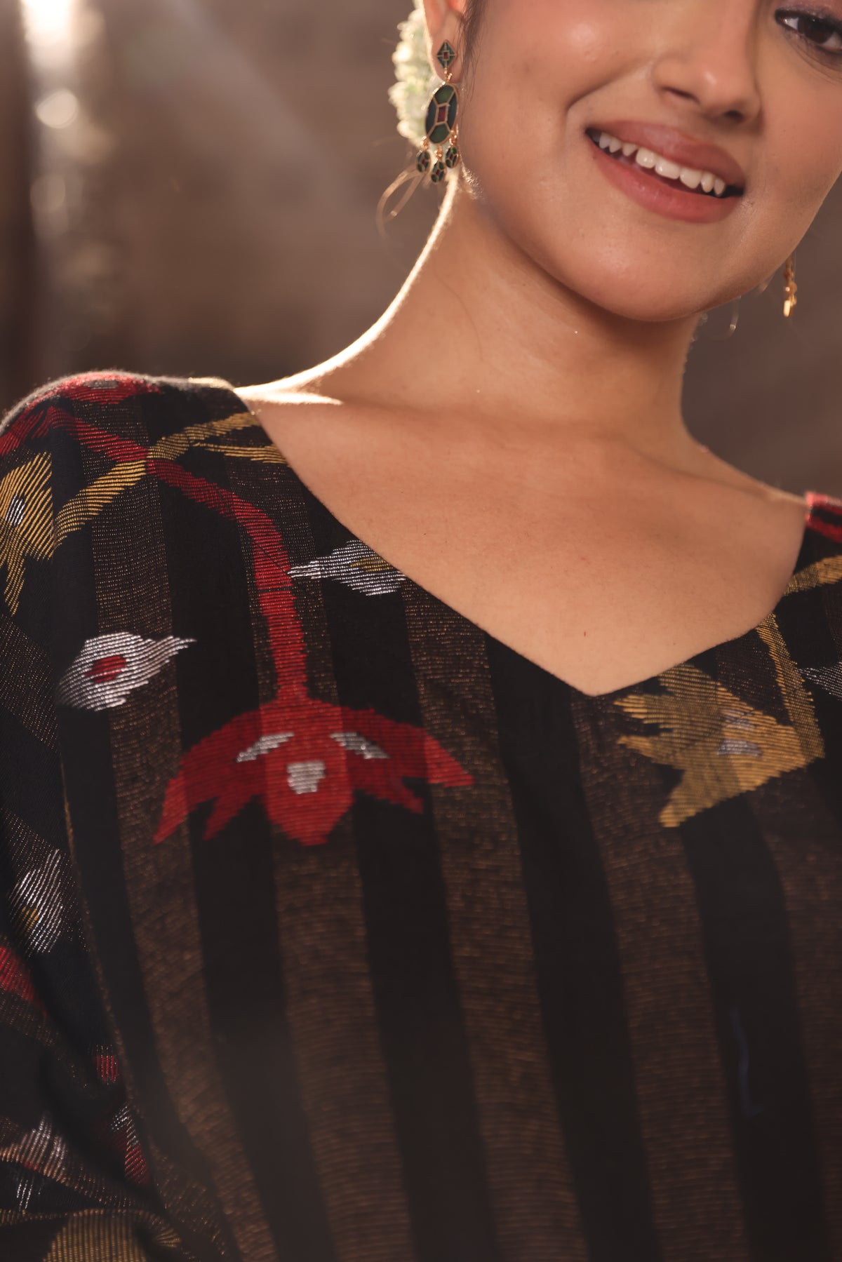 NIGAH (Organic Cotton Zari Jamdani Coord)