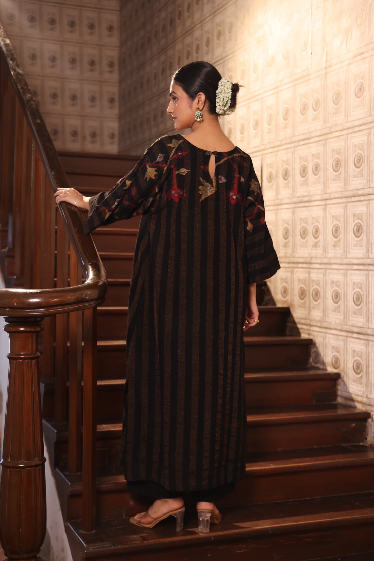 NIGAH (Organic Cotton Zari Jamdani Coord)
