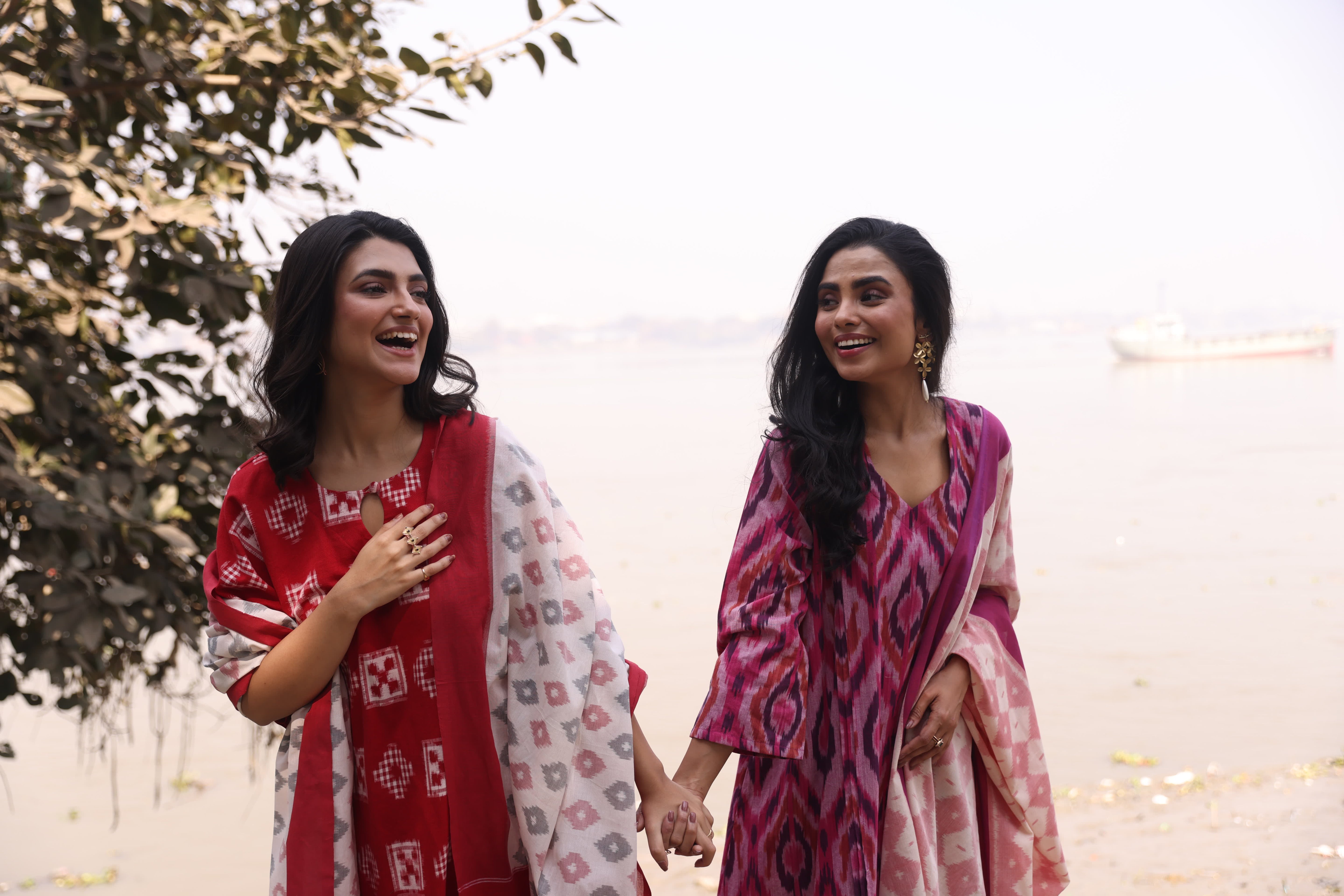 Sahaj - Red (Ikat Handloom Cotton)