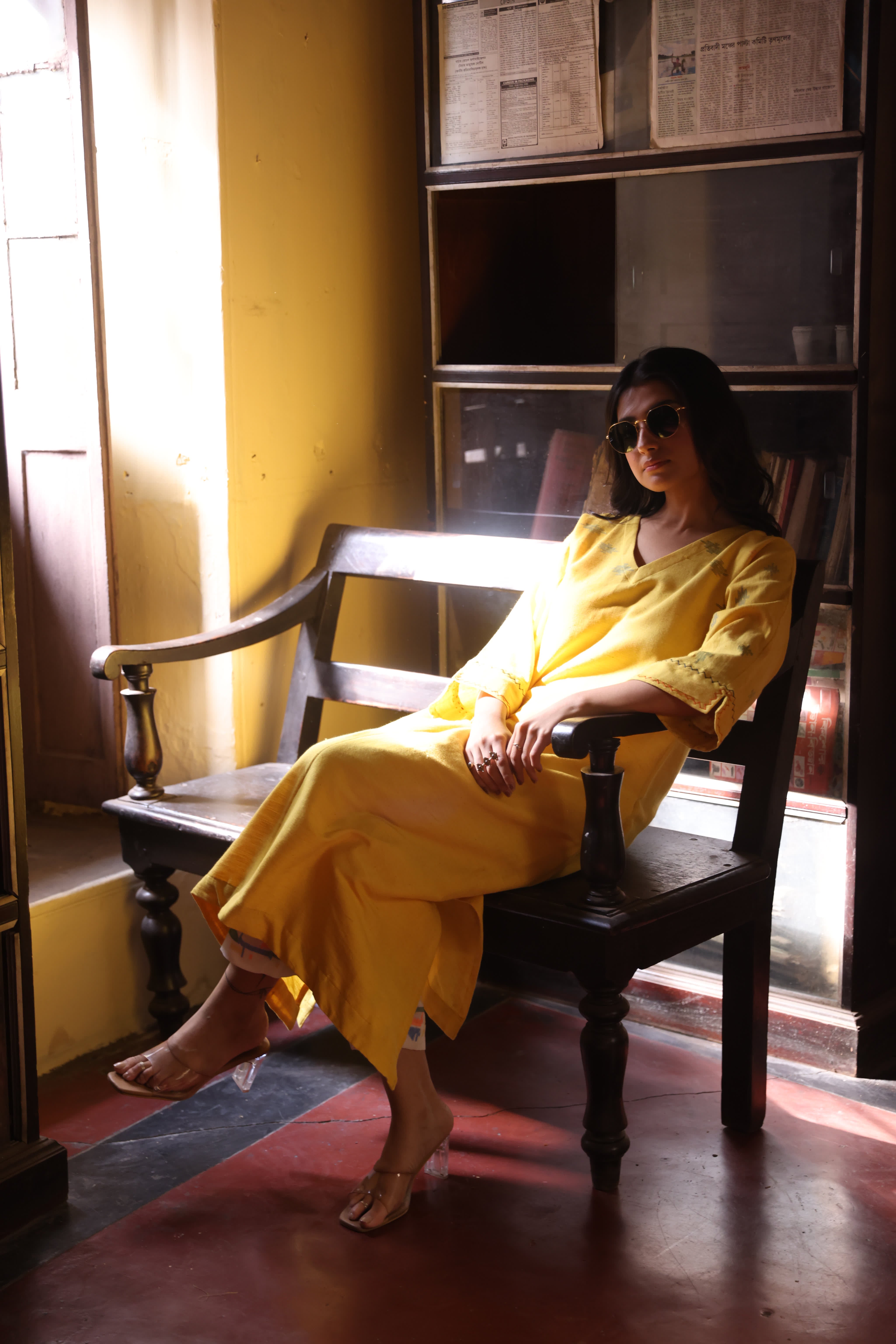 Lumen Sun (Organic Cotton Jamdani Coord)