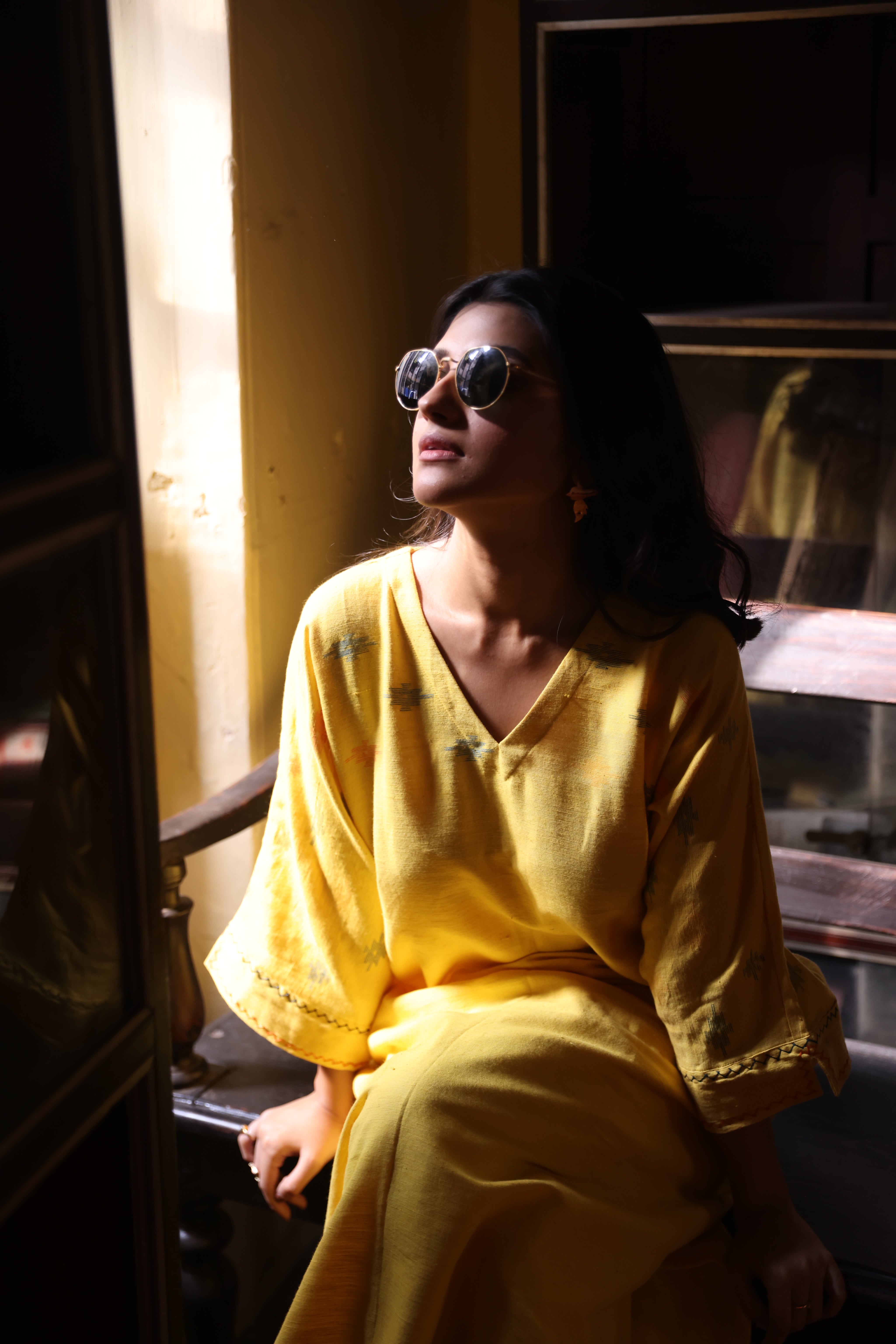 Lumen Sun (Organic Cotton Jamdani Coord)